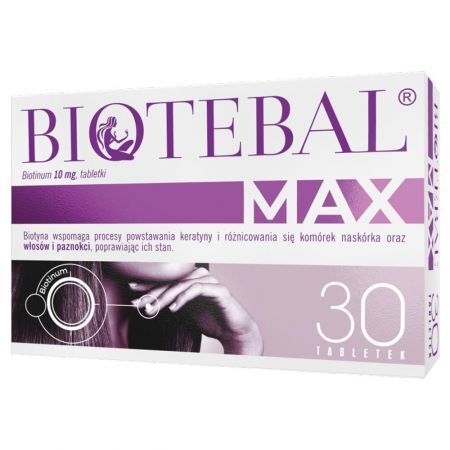 BIOTEBAL MAX tabletki 10mg x  30tabl.