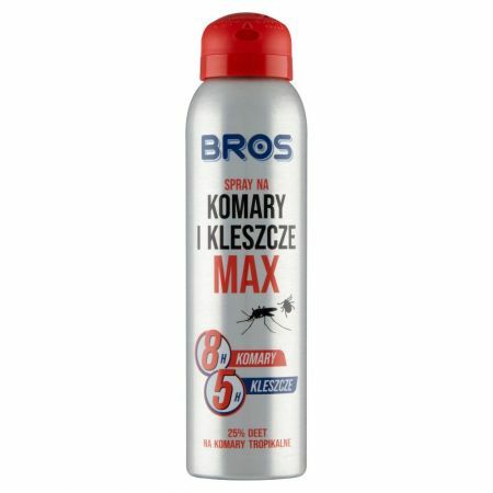 BROS MAX spray na komary i kleszcze -  90ml