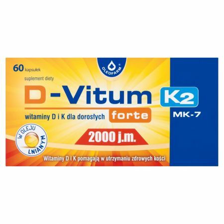 D-VITUM FORTE 2000j.m.+K2 x  60kaps.