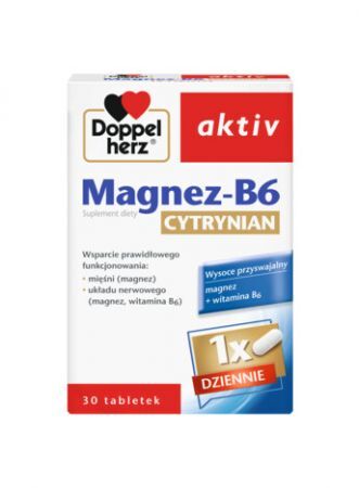 DOPPELHERZ AKTIV Magnez-B6 cytrynianx30