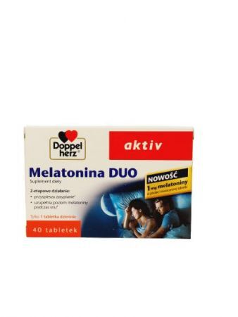 DOPPELHERZ AKTIV melatonina DUO x  40tabl.