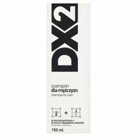 DX2 szampon przeciw łupieżowy + przeciw wypadaniu włosów - 150ml