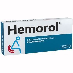 HEMOROL - 12 czopków