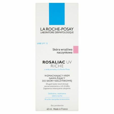 La Roche-Posay Rosaliac UV Riche Wzmacniający krem nawilżający do skóry naczynkowej SPF 15 40 ml