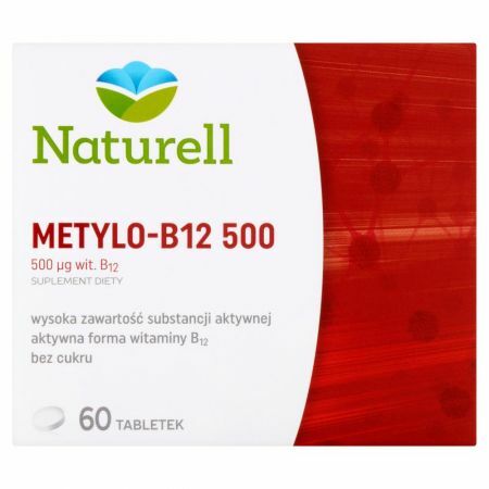 Naturell Metylo-B12 500 Suplement diety 60 sztuk