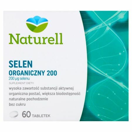 Naturell Selen organiczny 200 Suplement diety 60 sztuk