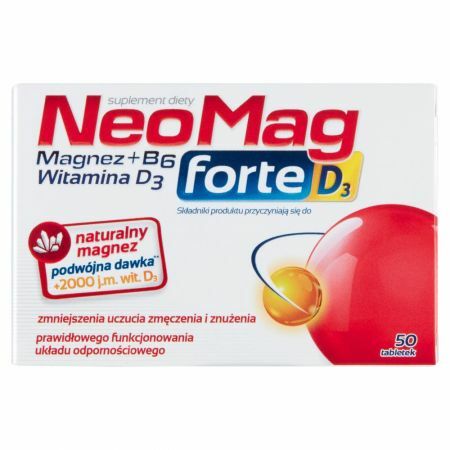 NEOMAG FORTE + D3 tabletki x 50tabl.