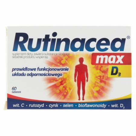 RUTINACEA MAX + D3 tabletki x 60tabl.