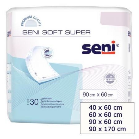 SENI SOFT SUPER podkłady (60/60cm) x  5szt