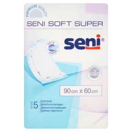 Seni Soft Super Podkłady higieniczne 90 cm x 60 cm 5 sztuk