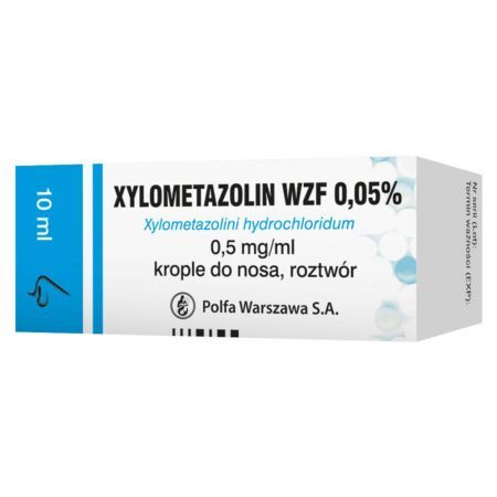 XYLOMETAZOLIN WZF 0,05% krople do nosa - 10ml